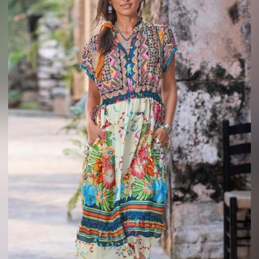NWT Johnny Was Genesis Dress Size XXL